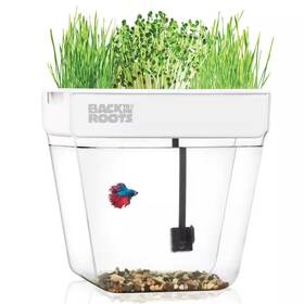 Back To The Roots 445015638641 Premium Acrylic Water Garden Fish Tank That Grows Food