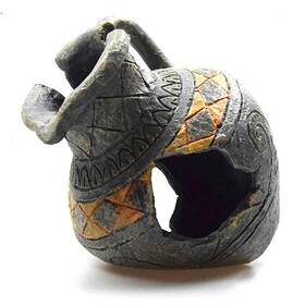 Bcsiuhd Aq-sh-pot1 Aquarium Decorations - Fish Tank Cave Decorative Accessories Resin Classical