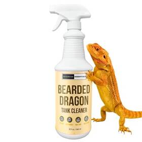 Bearded B0f4stfxtx Dragon Tank Cleaner 32oz No-rinse Cage And Habitat Spray Fast Odor