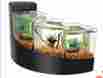 Bettafishtank2351 Betta Fish Tank Aquarium Bowl Water Fall Gallon Desk Decoration Home Work Stand 018367332351