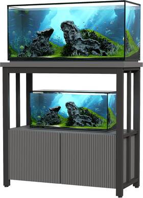 Bewishome 313035426494 40-50 Gallon Fish Tank Stand Heavy Duty Aquarium With Thickened
