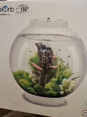 Biorb 822728720097 30l Fish Tank With Full Freshwater Tropical Set-up/equipment 8 Gallon