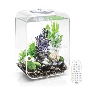 Biorb 822728720509 Life 15 Acrylic 4-gallon Aquarium With Multi-color Remote-controlled Le
