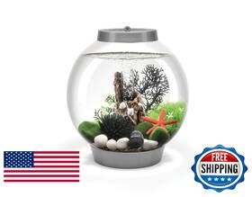Biorb B0846c3d1j Classic 15 Mcr 4-gal Acrylic Aquarium With Remote Led Light Silver