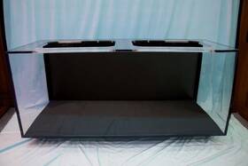 Blue Zone Aquarium Bz-280 Acrylic With Black Background And Lids 6ftx3ftx3ft Top Quality