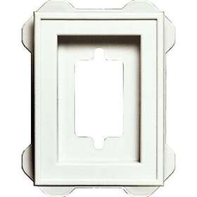 Boral Building Products 130030002123 Recessed Mini Mounting Block White -130030002123