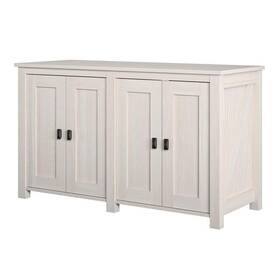 Bowery Hill Bh-4752-2512577 Contemporary 55 Gallon Aquarium Stand In Ivory Oak