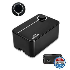 Boxtech B0bynn47kr Aquarium Ultra-quiet Air Pump Adjustable Fish Tank Aerator Dual Outlet 8w 8l/min