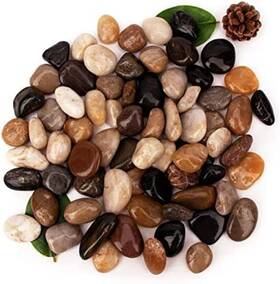 Brand Crmada 682141232139 18 Pounds Aquarium Gravel River Rock Natural Polished Decorative 20