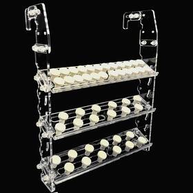 Brand Reefing Art Vr12fevd Vertical Frag Rack Holds Up To 84 Coral Plugs Hang On Back Large Clear
