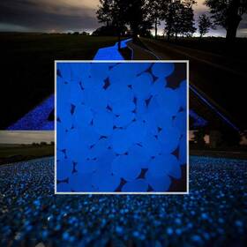 Brand Slomg 723610798005 300pcs Glow In The Dark Pebbles For Walkways D Cor Outside Bulk The