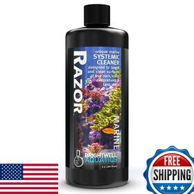 Brightwell Aquatics B076ql825t - Razor Marine Unique Systemic Fish Tank Cleaner For Marin