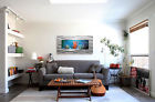 D1-1236 Brushed Wall Aluminum Aquarium Tank " 36 Mounted Fish