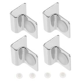 Buguuyo 5pqwmn4230724sww3pc 4pcs Fish Tank Cover Bracket Lid Support Glass 2.1x1.5cm Silver