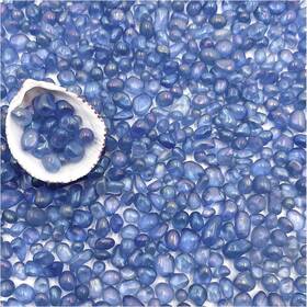 Bxi 681381972324 2.2 Lbs Small Aquarium Substrate Gravel Multicolored Light Blue