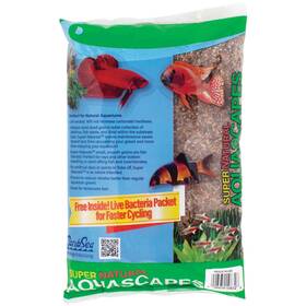 Carib Sea 10832 Caribsea Super Natural Peace River Gravel - 10 Lbs Redsm Brown Tan White