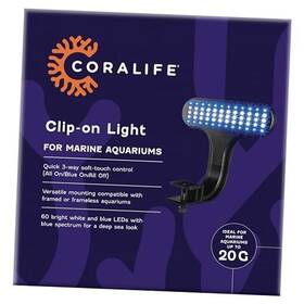 Central Garden & Pet 100533614 Aquarium Fish Tank Marine Salt Water Clip-on Led Light
