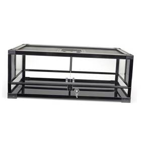 Central Garden & Pet 100549748 Quickbuild Terrarium Sleek Glass Reptile Habitat Easy Setup 30x12x12
