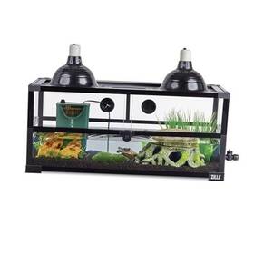 Central Garden & Pet 100551476 Quickbuild Aquatic Turtle 20 Gallon Long Size Holds 9 30 Inch X 12 13.5 Black