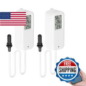 Chatthen B0djqxpr3r Aquarium Thermometer Smart Fish Tank App Monitor Free Dat