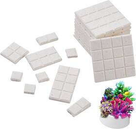 Chgcraft Find-ca0004-99-us14 12pcs Ceramic Coral Frag Tiles Aquarium Rack Support Bracket