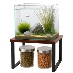 Chunful Mz-chunful-3509 Heavy Metal Aquarium Stand 10.25 Inch L X W 7.87 H Fish Tank Shelf Ho