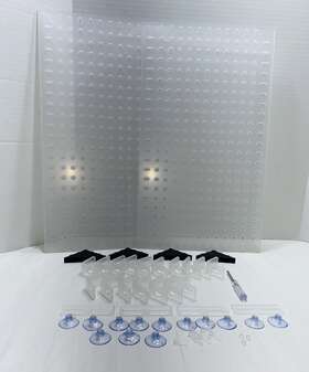 Clarellara B0c33c5tt8 Missing Fish Tank Divider 75 Gallon Clear Aquarium Isolation Suction Cup