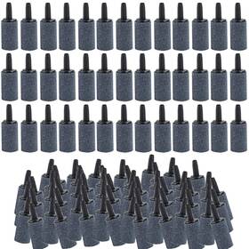 Coomatec B0bzz286n1 100x 1 Inch Aquarium Air Stone Cylinder Bubble Diffuser Fish Tank Aerator Pack