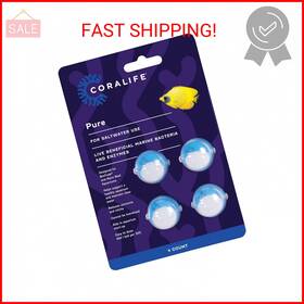 Coralife 096316001756 Aquarium Fish Tank Marine Salt Water Pure Care Bacteria Supplemen
