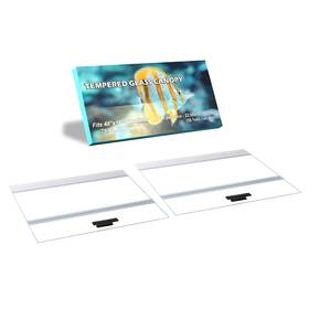 Cuczuus 763527899082 2pcs Set Clear 2pcs-22.08x16.57 Inch Each Piece Transparent