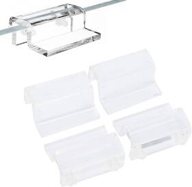 Cyrank 445056821804 4pcs Aquarium Lid Clips For 6-12mm Glass Rimless Acrylic Fish Tank Cov