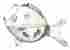 Da0087 Creative Co-op Waterside Fish Container Aquarium Bowl 807472551562