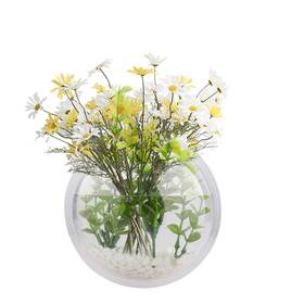 Dameing 754981504322 Wall Hanging Fish Tank Acrylic Round Mounted Bowl Aquarium