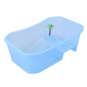 Didiseaon B0cr8spz4r Plastic Turtle Habitat Tank With Drying Platform