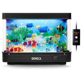 Domica Dm-light04 T Fake Fish Tank With Moving Decorative Aquarium Lamp Artificial Tropica