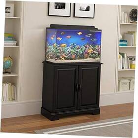 Dorel Home Furnishings 445047242250 Flipper Harbor 29 - 37 Gallon Aquarium Stand 29-37 Black