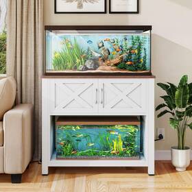 Dwvo 313097416471 40-50 Gallon Aquarium Stand With Power Outlets Cabinet For Fish Tank Acces
