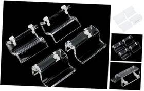 Emukoep Emukoepnr0itawx6b 4pcs Glass Cover Acrylic Clip Holder Support Clamp Accessory For