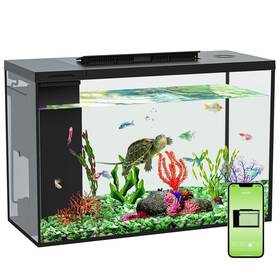 Eraark A-q-1-s 4.5 Gallon Betta Fish Tank Self Cleaning Aquarium Kit Smart That Su