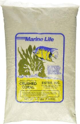 Estes 346058 Gravel Products Aes51510 Este Crushed Coral For Aquarium 15-pound