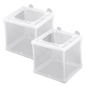 Fdclixuvol 654498 1 T3tpwhgfn 2 Pack Fish Incubator Mesh Box Aquarium 6.3 Inch X 5.51 5.91 Breeder For