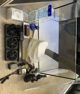 Fiji 761856629547 Cube 32 Gallon Rimless Aio Glass Nano Tank - Pro Series