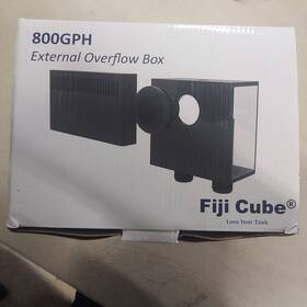 Fiji Cube 761856629813 Low Profile External Overflow Box 800gph