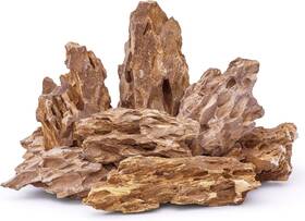 Fiscape Aqdr1520 06f 6 Natural Aquarium Rocks Inch To 8 Perfect 6-8 In Length 06 Pcs Yellow