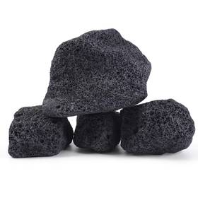 Fiscape Aqlrb0515 04f 2-6 Inches Large Natural Black Lava Rock Inch In Length 04 Pcs