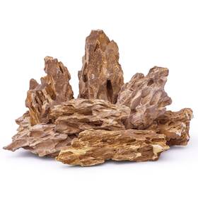 Fiscape B0c3j6bmxc 6-8 Inch Natural Dragon Stone 6 Pcs Aquarium Aquascaping Rocks