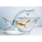 Fish Bowl Shaped Clear Glass Goldfish Candy Dish Holder Desk Table Decoration Ne 760853629932