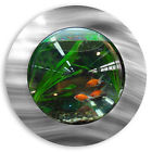 Fishbubble-alum Fish Bubbles New Wall Mounted Tank Brushed Aluminum Betta Bubble Aquarium W Bonus 735732806575