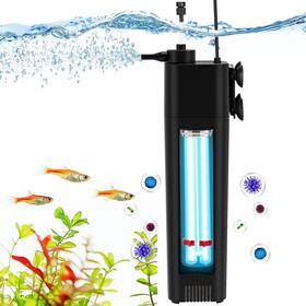 Fishkeeper B0dcyrmd3w Aquarium Filter U-v For 40-150 Gallon 211 Gph Fish Tank G