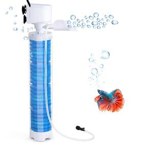Fishkeeper B0f7fpd1rt 20-100 Gal Power Aquarium Filter Up To 320gph Adjustable Bubble